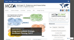 Desktop Screenshot of mgdolence.com